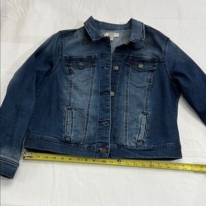 Vintage America Blue Striped Fabric